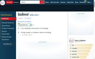 Indoor Solutions website