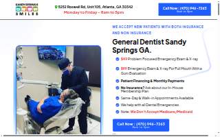 Sandy Springs Smiles website