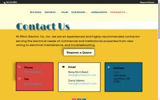 Ritch Electric Co Inc. website