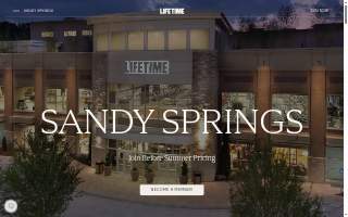 Life Time of Sandy Springs website