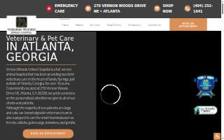 Vernon Woods Animal Hospital of Sandy Springs website