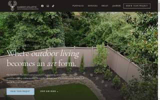 Garden Atlantic Landscaping of Sandy Springs website