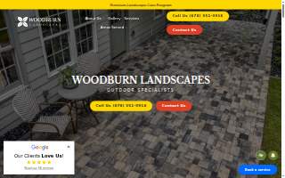 Woodburn Landscapes of Sandy Springs website