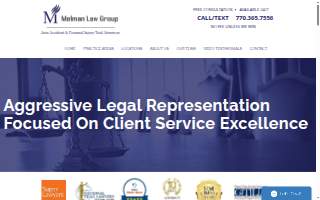 Melman Law Group website