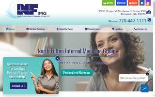 North Fulton Internal Medicine website