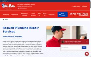 Mr. Rooter Plumbing Of Roswell website