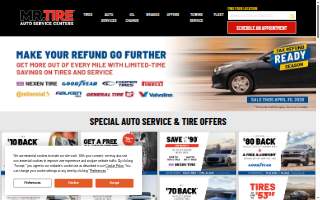 Mr. Tire Auto Service Centers of Johns Creek website