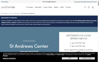 LensCrafters of Charleston website