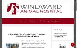 Windward Animal Hospital website