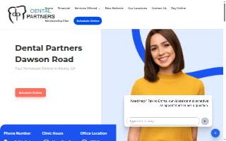 Dental Partners Dawson of Albany website