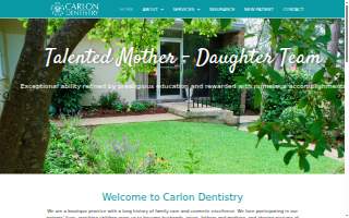 Carlon Dentistry website