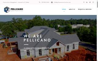 Pellicano Construction website