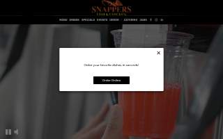 Snappers Lounge website