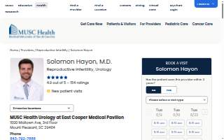 Solomon Hayon, MD website