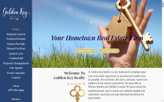 Golden Key Realty website