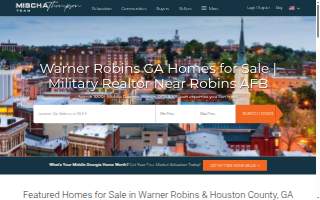 Mischa Thompson Realtor - Warner Robins Georgia website