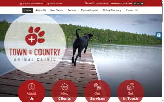 Town & Country Animal Clinic of Warner Robins website