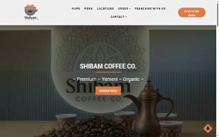 Shibam Coffee of Alpharetta website