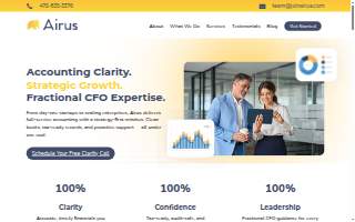Airus | Accounting, Bookkeeping & Tax Services with CPA Support – Alpharetta GA website