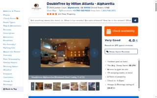 DoubleTree by Hilton Hotel Atlanta - Alpharetta website