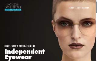 Jackson Davenport Vision Center website