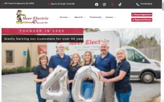 Meer Electric website