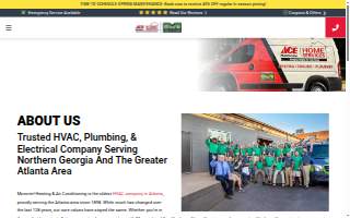 Moncrief Heating & Air Conditioning website