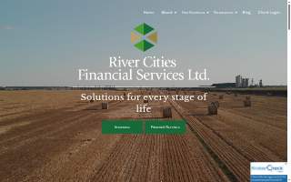 River Cities Financial Services website