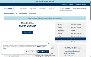 MyEyeDr. of North Charleston website