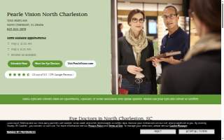Pearle Vision of North Charleston website