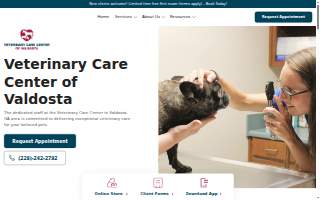 Veterinary Care Center of Valdosta website