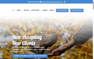 Northside Animal Hospital & Urgent Care website