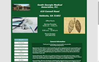 South Georgia Medical Associates website
