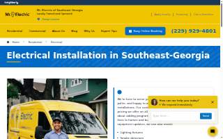 Mr. Electric of Southeast Georgia website
