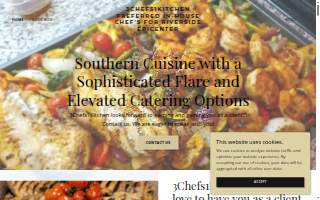 3Chefs1Kitchen website