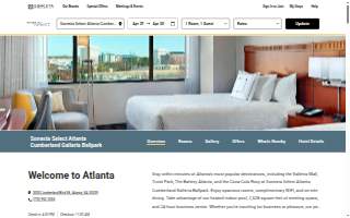 Sonesta Select Atlanta Cumberland Galleria Ballpark website