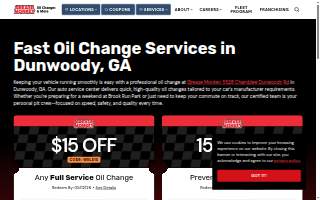 Grease Monkey of Dunwoody website