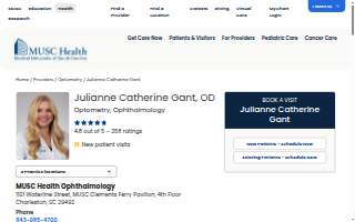 Julianne Catherine Gant, OD website