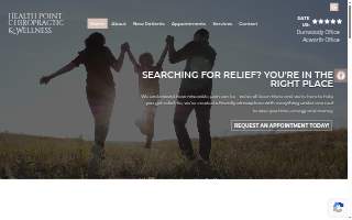 Health Point Chiropractic & Wellness Center website