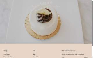 Sucré of Brookhaven website