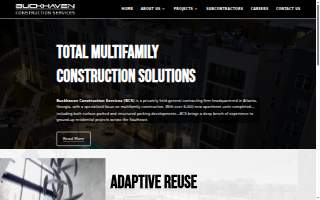 Buckhaven Construction Services website