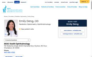Emily Deng, OD website