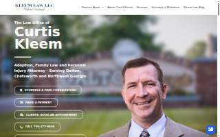 Kleem Law, LLC website