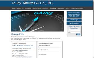 Talley Mullins & Co website