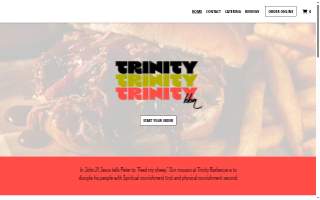 Trinity Barbecue website