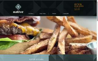 Native Kitchen website