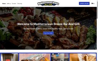 Mediterranean Breeze Bar And Grill website
