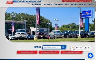 Paniagua Auto Mall website