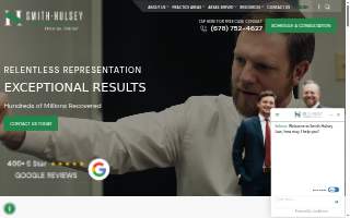 Smith Hulsey Law website