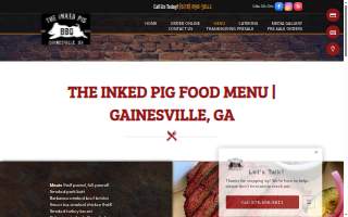 The Inked Pig website